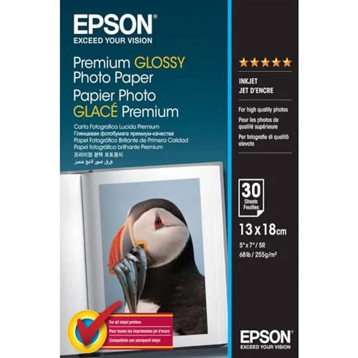 EPSON photopaper glossy premium 13x18 – Bild 2