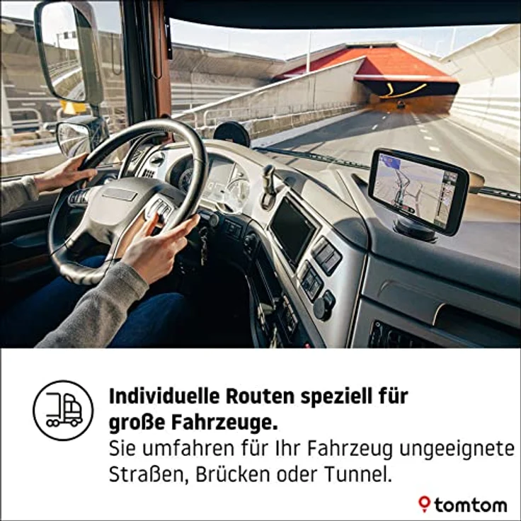 TomTom GO Expert EU 7" LKW/Trucker Navi, professionelle Navigation mit individuellen Routen und wöchentlichen Karten-Updates – Bild 3