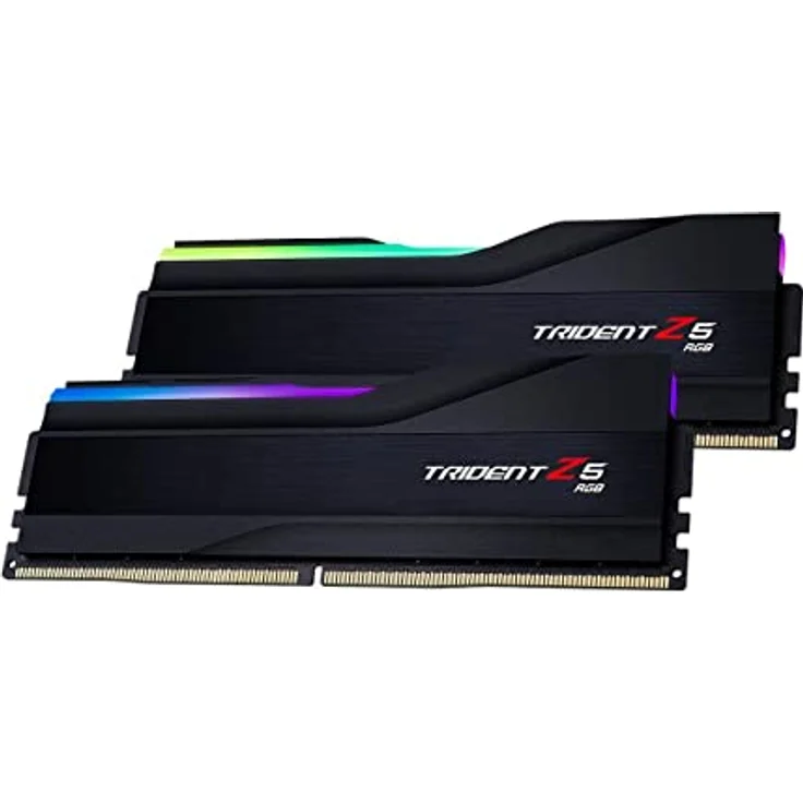 G.Skill Trident Z5 RGB Series (Intel XMP) 32GB (2x 16GB) 288-pin SDRAM DDR5 6400 CL32-39-39-102 1,40V Dual Channel Desktop Memory F5-6400J3239G16GA2-TZ5R. K (Matt B) Lack) – Bild 4