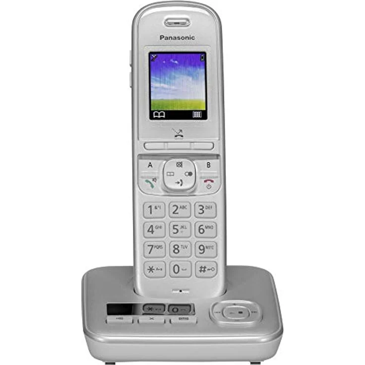 Panasonic Schnurlostelefon KX-TGH720GG mit Anrufbeantworter, Farbdisplay und Babyphone – Bild 3