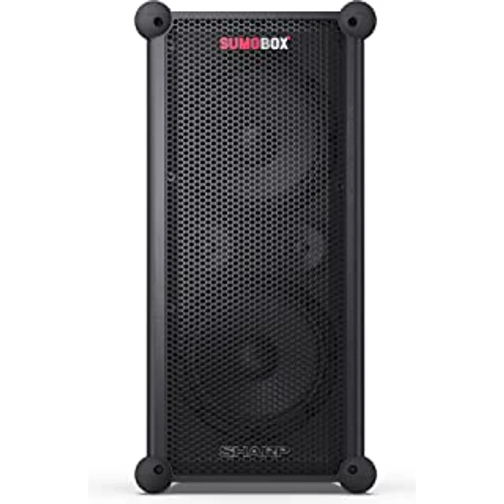 SHARP CP-LS100 SumoBox, Leistungsstarkes 2.0-Kanal-Lautsprechersystem mit 120 W RMS / 105 dB über 2 x 8 Tieftöner + 2 x 2 Hochtöner – Bild 2