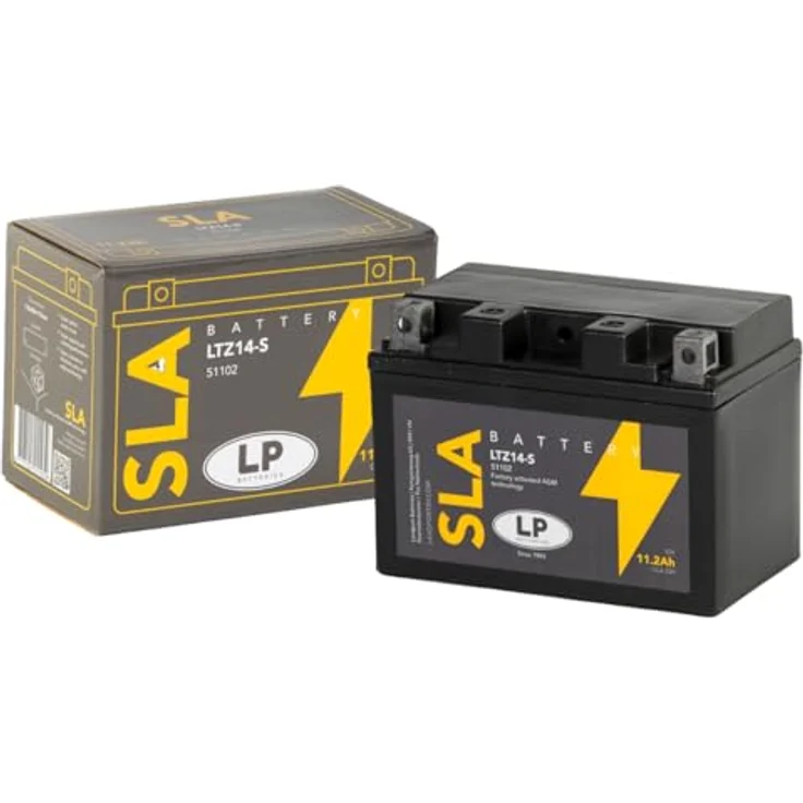 Landport AGM SLA 12V 11,2Ah Motorradbatterie MS LTZ14-S, wartungsfrei, hohe Kaltstartleistung, flexibel installierbar – Bild 4