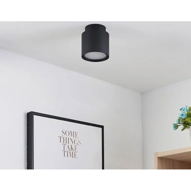 Arcchio Deckenlampe 'Walisa' (Modern) in Schwarz aus Aluminium für Wohnzimmer & Esszimmer (2 flammig, GU10) - Deckenleuchte, Lampe, Wohnzimmerlampe – Bild 4