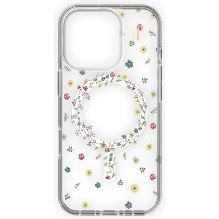 IDEAL OF SWEDEN Clear Case MagSafe, Backcover für Apple iPhone 13/14/15, Transparente Hülle mit Petite Floral Muster und Rundumschutz