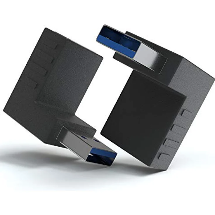 JAMEGA - USB 3.0 Winkel Adapter 270° Grad Winkeladapter | Kompatibel mit Allen USB Kabeln – Bild 2