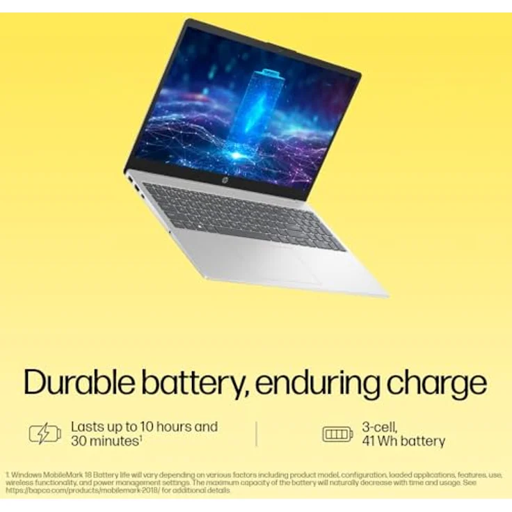 HP 255R G10, Laptop mit AMD Ryzen 5 7535U, 39.6 cm (15.6") Full HD IPS Display, 8 GB RAM, 512 GB SSD, Wi-Fi 6, 1.5 kg – Bild 7