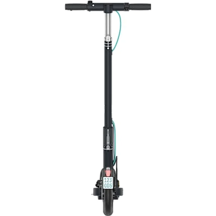 Odys E-Scooter (20 km/h, 25 km), schwarz, Aluminium, 9 Zoll Luftreifen, duales Bremssystem, IP55 – Bild 6