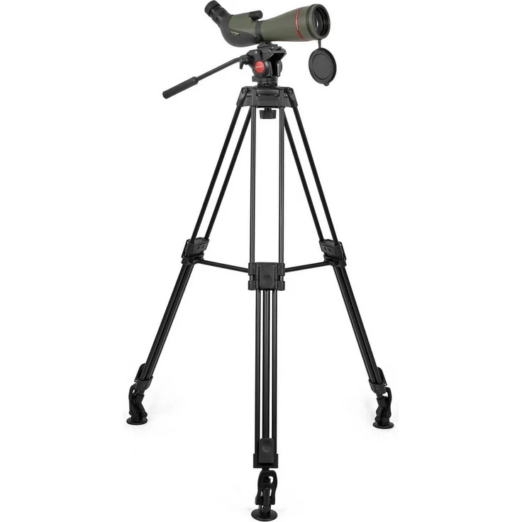 Omegon Zoom-Spektiv 20-60x80mm, hochwertiges Spektiv mit Stativ und Neiger für detailreiche Naturbeobachtung