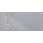 ASUS ROG Scabbard II XXL Gaming-Mauspad, 900x400 mm, wasser-, öl- und staubabweisende Oberfläche, flach genähte Kanten, rutschfeste Gummibasis, Grau