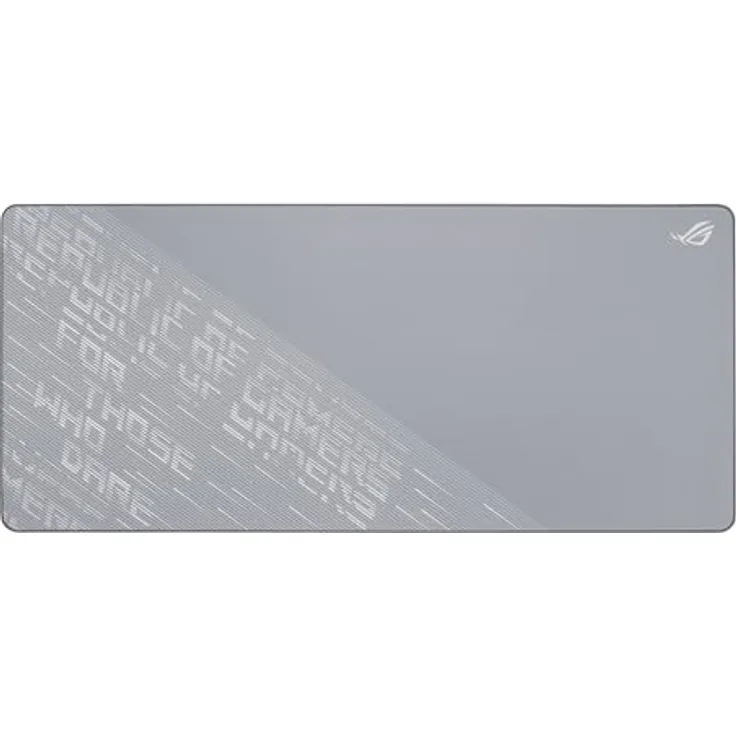 ASUS ROG Scabbard II XXL Gaming-Mauspad, 900x400 mm, wasser-, öl- und staubabweisende Oberfläche, flach genähte Kanten, rutschfeste Gummibasis, Grau