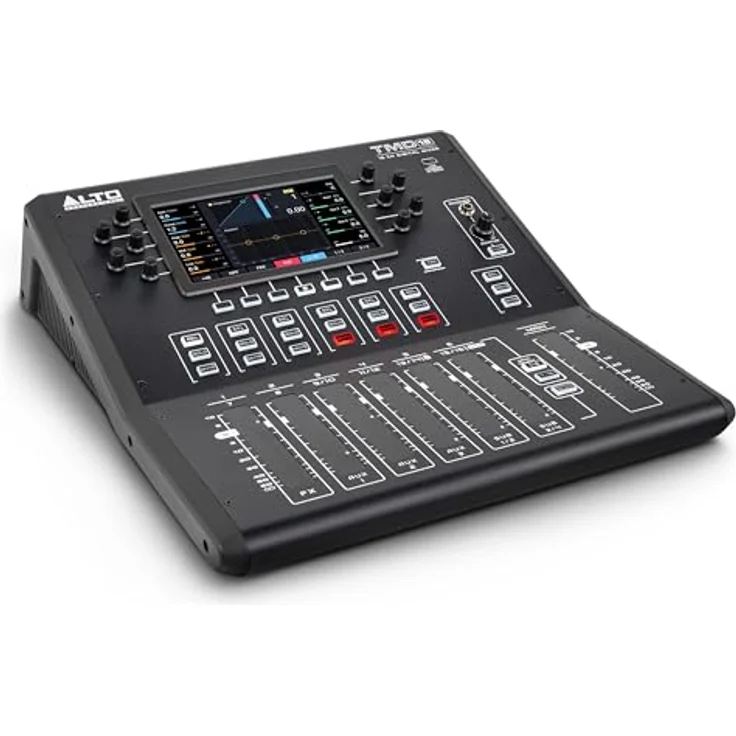 Alto TMD 16, 16-Kanal-Digitalmixer mit 100mm Touchfadern, 7"-Farbdisplay, Bluetooth-Streaming und 2x2 USB-Interface – Bild 2