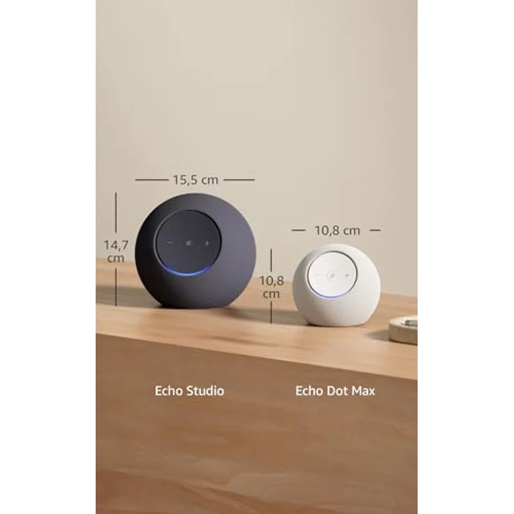 Amazon Echo Studio (2025), 3D-Audio und Dolby Atmos, integrierter Smart-Home-Hub, Graphit – Bild 5