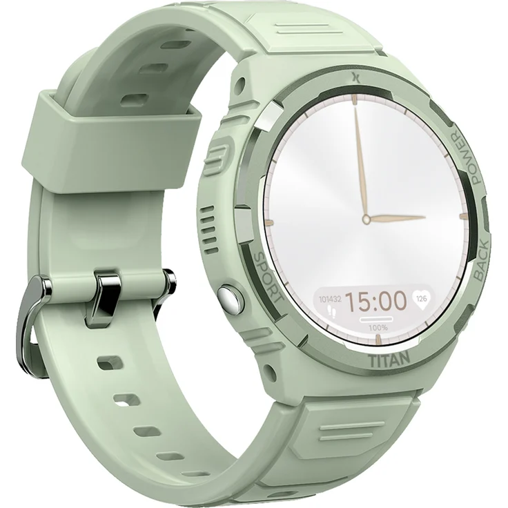 Maxcom, Titan Valkiria Smartwatch FW100 IP69 5ATM Gorilla Glas, Grün