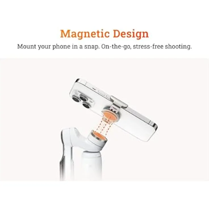 Insta360 Flow Creator Kit, KI-Tracking Gimbal für Smartphones mit 3-Achsen-Stabilisierung, grau – Bild 12