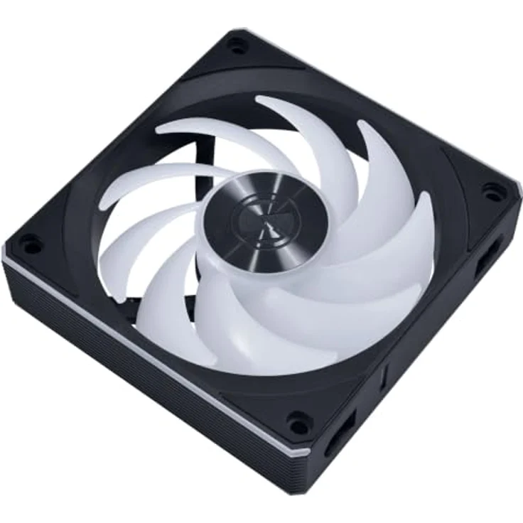 Lian Li UNI FAN CL FLEX Wireless ARGB 3er-Pack, Gehäuselüfter mit 120 mm, schwarzes Design, hydrodynamisches Gleitlager – Bild 5