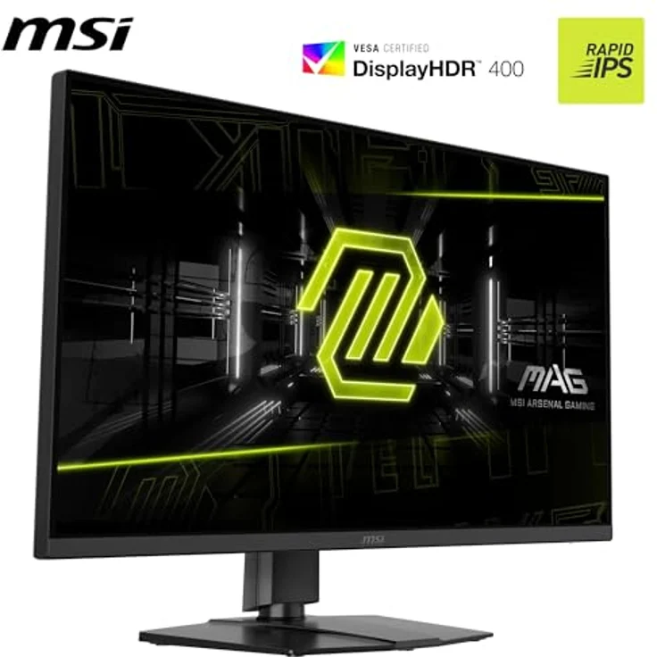 MSI MAG 322URDF E16, 32-Zoll Gaming-Monitor, 4K UHD, 0,5ms Reaktionszeit, Rapid IPS, DisplayHDR 400, HDMI 2.1, Schwarz – Bild 3