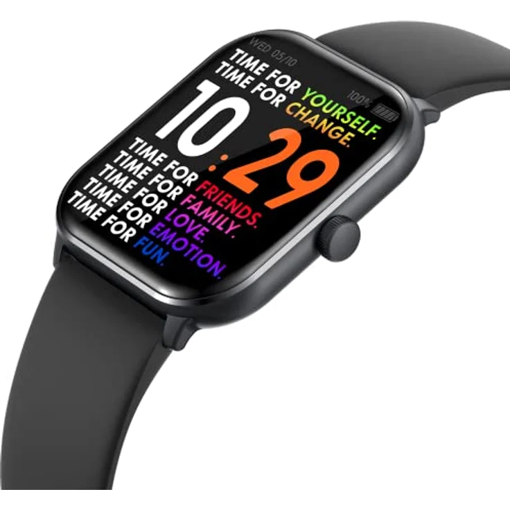 Ice-Watch - ICE smart Black - Schwarze Smartwatch für Herren/Unisex mit Silikonarmband - 021409 (1,85") – Bild 3