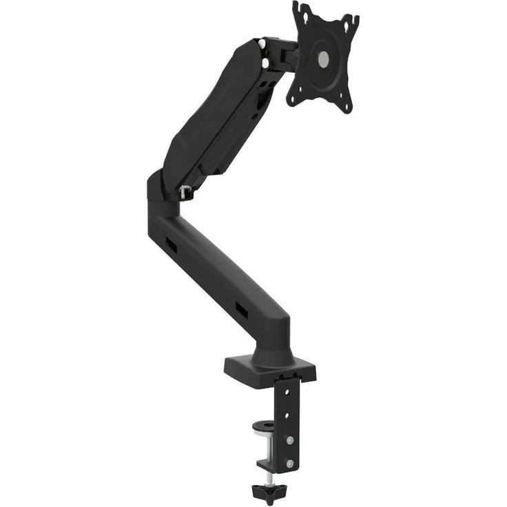 Omega OUPC12S Monitor-Halterung, Full Motion Monitorarm für 13-27 Zoll Bildschirme, VESA 75x75/100x100, mit integriertem Kabelmanagement