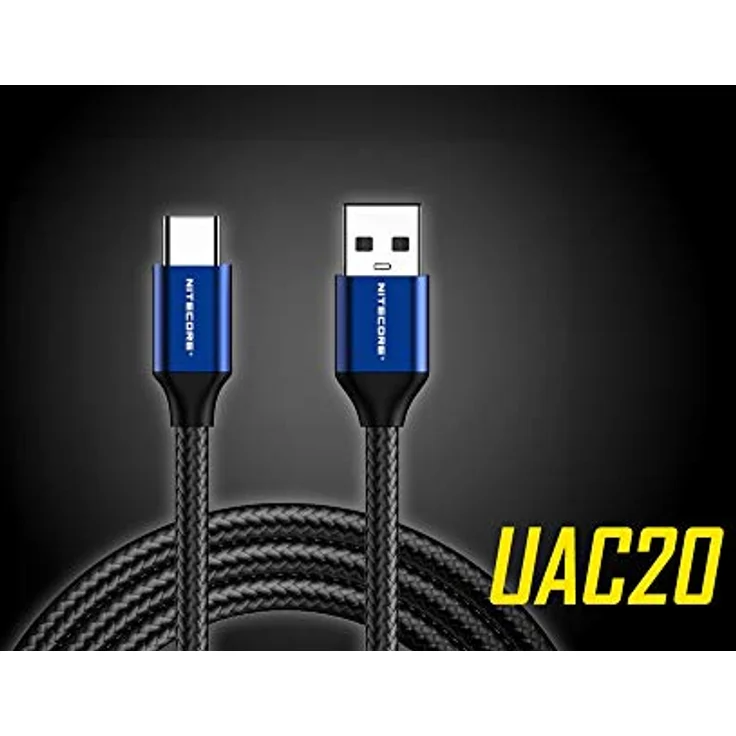 Nitecore USB Typ C Ladekabel, kompatibel mit Nitecore Lampen und Ladegeräten, universell für alle USB-C-Geräte – Bild 1