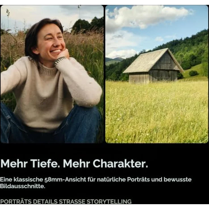 Moment Tele 58mm Mobile Lens II - T-Series, Tele-Objektiv für Smartphone mit natürlicher Tiefenwirkung und 58 mm Brennweite – Bild 7