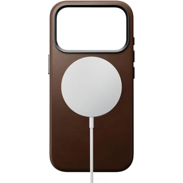 Nomad Traditional Leather Case, braune Lederhülle für iPhone 18 Pro Max/17 Pro Max mit MagSafe-Kompatibilität und Camera-Control-Unterstützung – Bild 2
