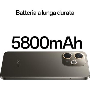 OPPO A5 Pro 5G – 8Go RAM + 256Go, écran 6.67" 120Hz, Appareil Photo 50MP IA, Batterie 5800mAh, IP69, Noir Brun - 2