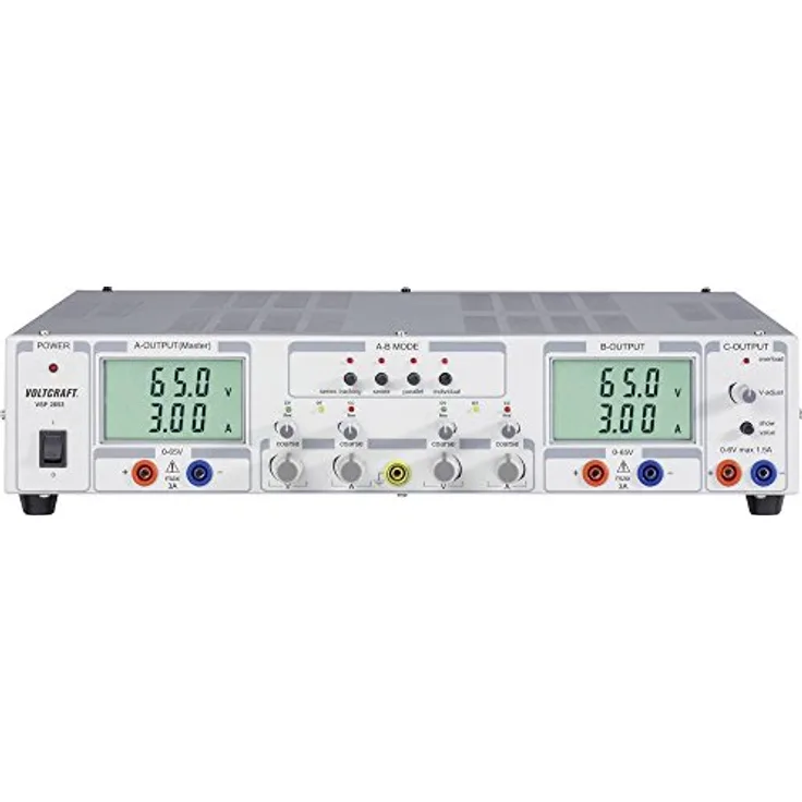 Voltcraft VSP 2653 Labornetzgerät, einstellbar 0.1-65 V/DC 0-3 A 399 W Anzahl Ausgänge 3 x