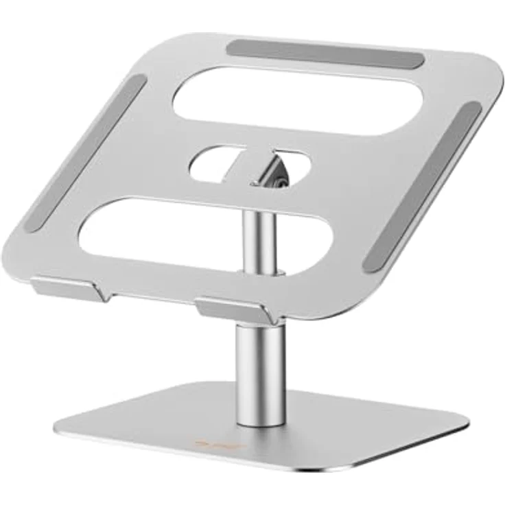 my wall höhenverstellbarer Laptop&Tablet Ständer - HT47L, edles Aluminium, 360° Drehbar, Höhenverstellbar, rutschfest, Tablet Ständer – Bild 4