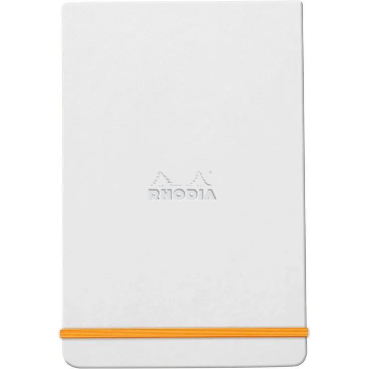 EXACOMPTA Einsteck-Fotoalbum Webnotepad 9x14 cm, 96 liniert, mikroperforiert, 90g, Weiß, mit Gummizugverschluss