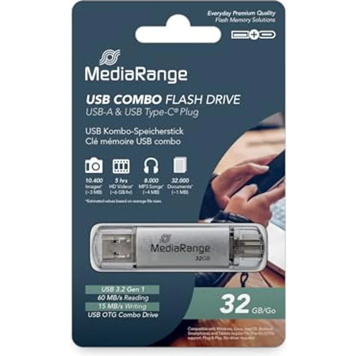USB-Stick 32 GB USB 3.1 combo mit Type-C - USB-Stick - 32 GB (MR936) – Bild 2