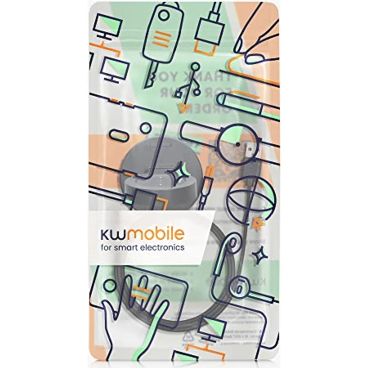 kwmobile USB Ladegerät für Xiaomi Mi Watch S1 Active/Watch Color Sport, Ladestation mit Standfunktion, 100 cm Kabellänge, schneller und stabiler Ladeprozess – Bild 5