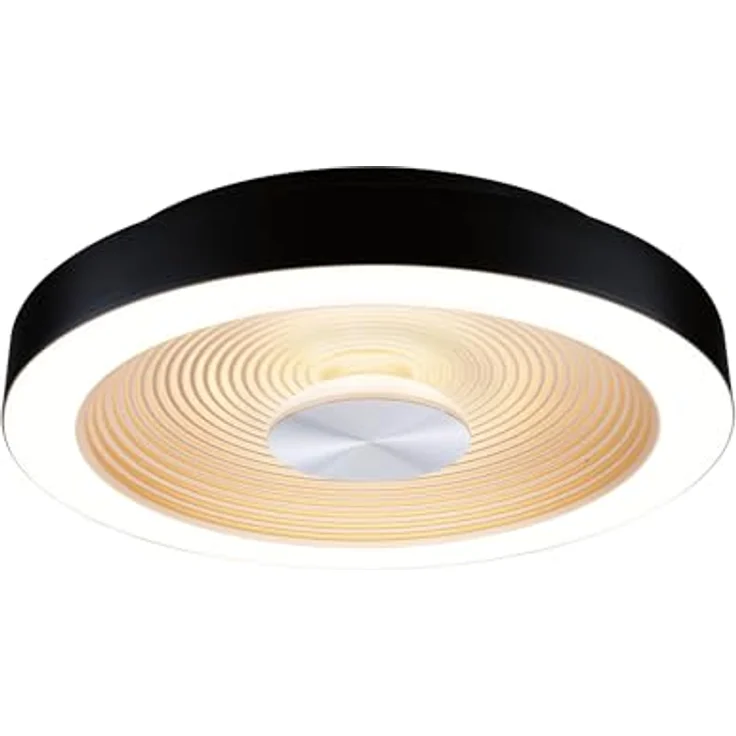 Paulmann WD Volea IP44 W/D dim LED 18W 320mm Schwarz Gold 230V Kunststoff Deckenleuchte mit Tiefeneffekt – Bild 1