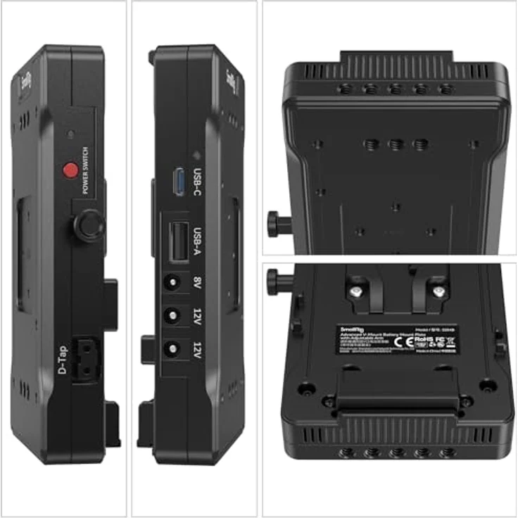 SmallRig 3204 V Mount Batterij Adapter Plaat met Verstelbare Arm – Bild 9