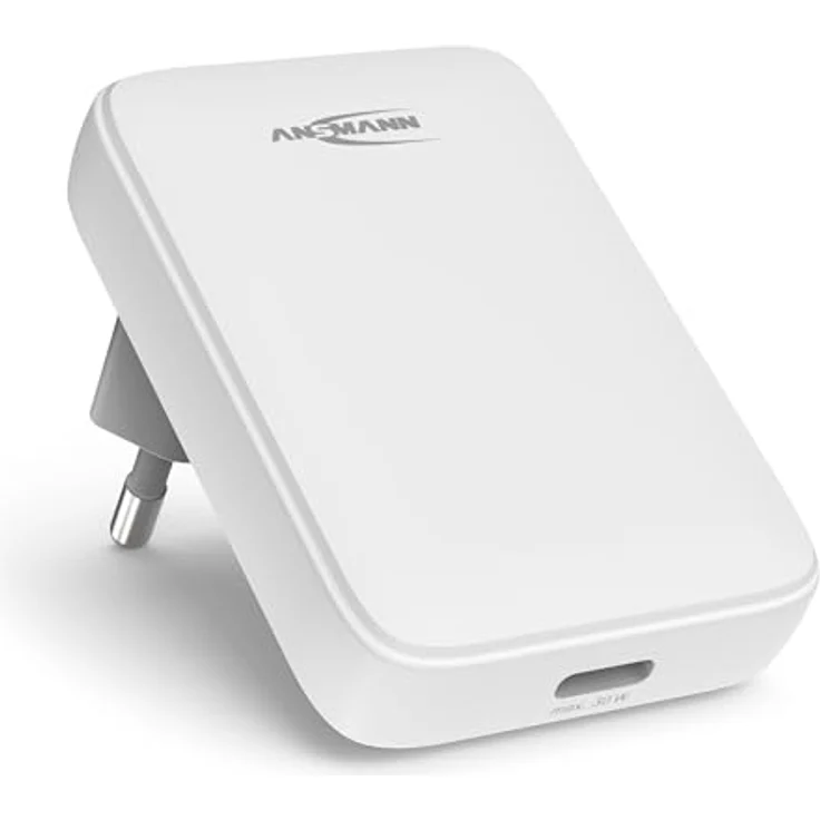 ANSMANN USB C Ladegerät, 30W Schnellladeadapter für iPhone 16/15/14/13/12/11 Pro Max, Samsung Galaxy S25/S24/S23 Ultra, flaches Slim Design, Steckdosenadapter – Bild 1