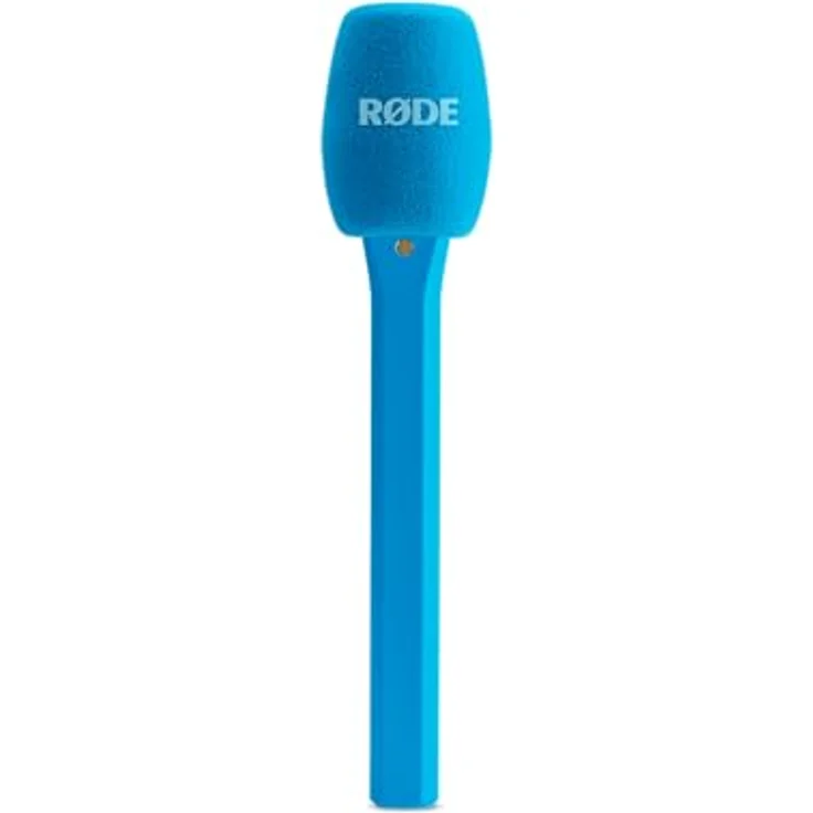 RØDE Interview Micro Blue, professionelles Kondensatormikrofon mit nierenförmiger Richtcharakteristik und 48V Phantomspeisung, Blau – Bild 1
