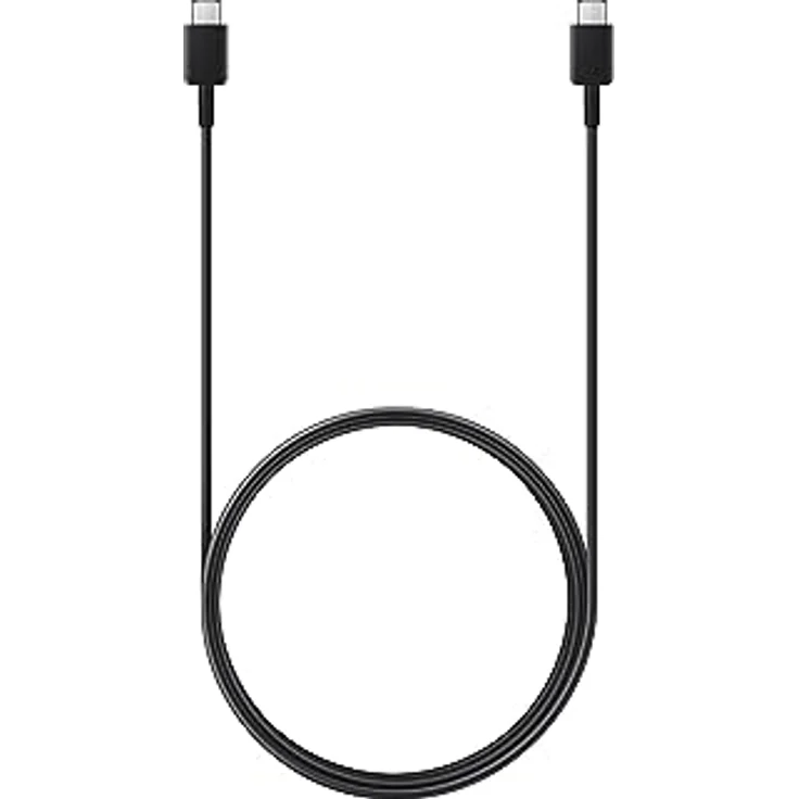 Samsung USB-C zu USB-C Kabel EP-DX310, 1,8m, 3A, Black - Schnellladen bis 25W, Datenübertragung USB 2.0 – Bild 1