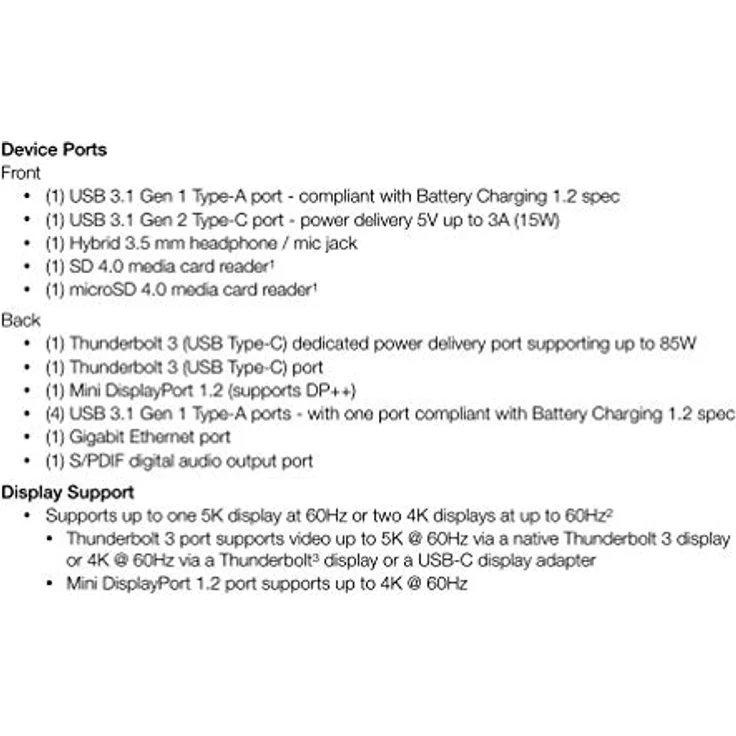 OWC - Thunderbolt 3 Dock - 14-Port Thunderbolt 3 Dock inkl. Kabel - Space Gray – Bild 4