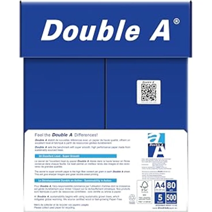 Double A Premium 80 g-m² DIN A4 Kopierpapier – Bild 5