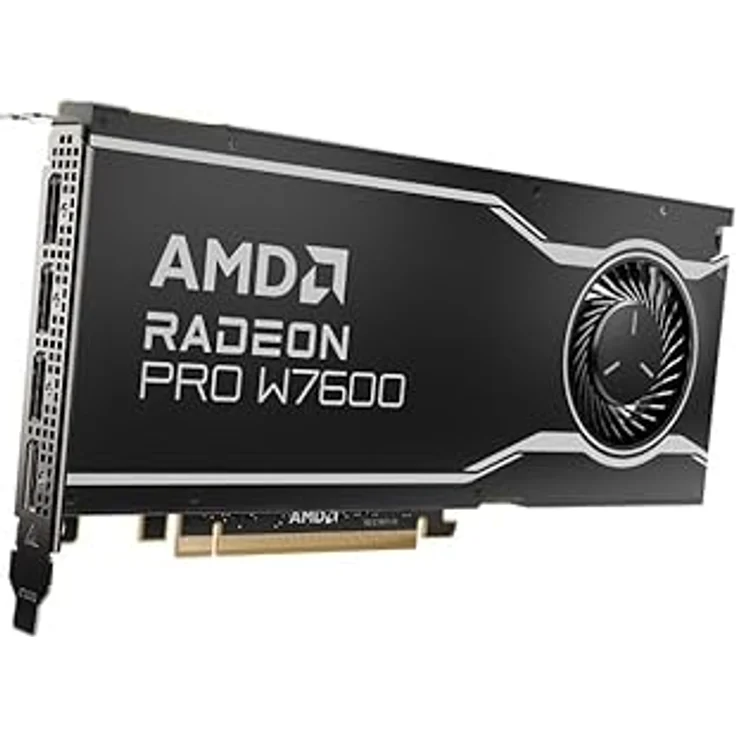 AMD Radeon Pro W7600 - Grafikkarte - 8 GB GDDR6 - PCIe 4.0 x8-4 x DisplayPort - Professionelle Workstation-Grafikkarte – Bild 2
