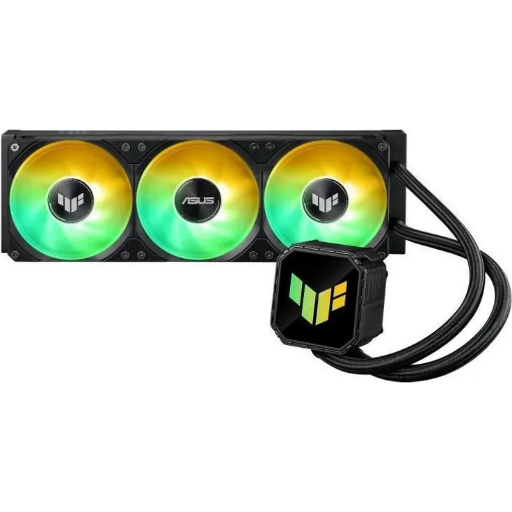 ASUS WAK TUF GAMING LC III 360 ARGB, All-in-One CPU Wasserkühler mit 3x 12 cm Lüftern, Schwarz