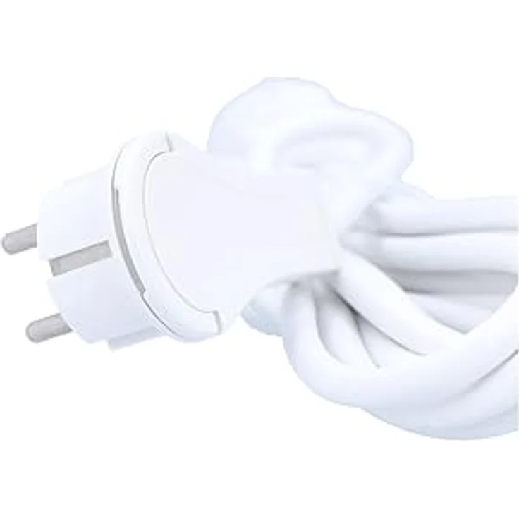 as - Schwabe Verlängerungsleitung mit Flachstecker Schuko Innen Verlängerungskabel, Flachstecker, Typ F (Schuko), Typ F (Schuko) (500 cm), weiß – Bild 4