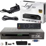 Leyf Satellite Receiver PVR Recording Function Digital Satellite Receiver (HDTV, DVB-S/DVB-S2, HDMI, SCART, 2X USB, Full HD 1080p) [Pre-Programmed for Astra, Hotbird and Türksat] + HDMI Cable