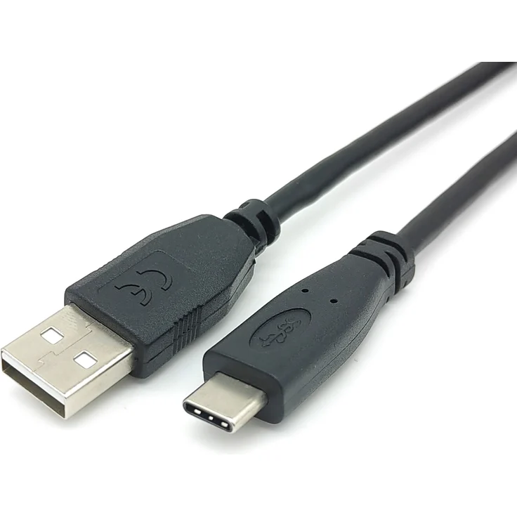 Equip USB 2.0 Typ C auf Typ A Kabel, M/M, 2 m, maximale Datenübertragungsrate 480 Mbit/s, schwarz