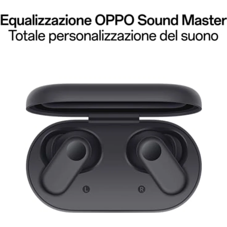 OPPO Enco Buds2 Pro TrueWireless-Kopfhörer, 38 Stunden Laufzeit, 12,4 mm Treiber, Bluetooth 5.3, Reichweite 10 m, Touch-Steuerung, IA-Geräuschunterdrückung, Android und iOS, IP55, Schwarz – Bild 3