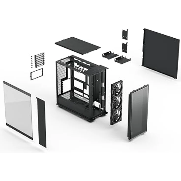Fractal Design Epoch XL Black TG RGB Light Tint – Bild 11
