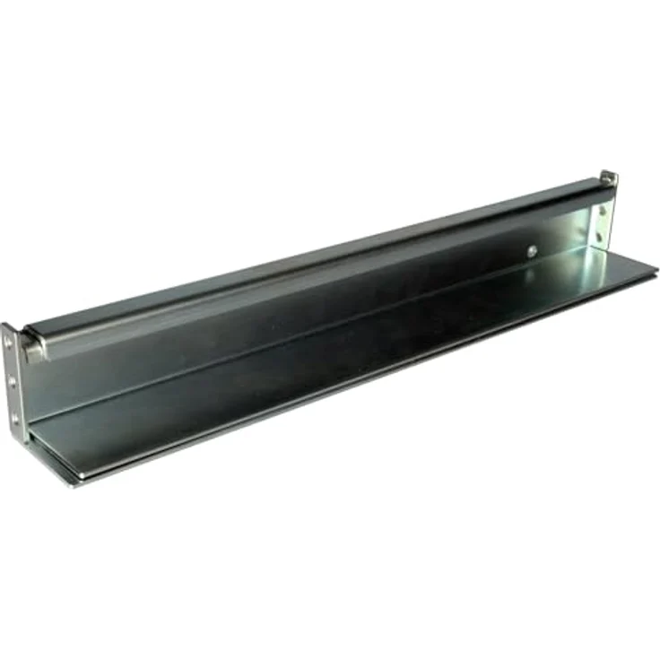 ROLINE Gleitschienen Set, tiefenvariabel 350-600mm, galvanisiertes Stahlblech, 100 kg Belastbarkeit, inkl. Befestigungsmaterial – Bild 2