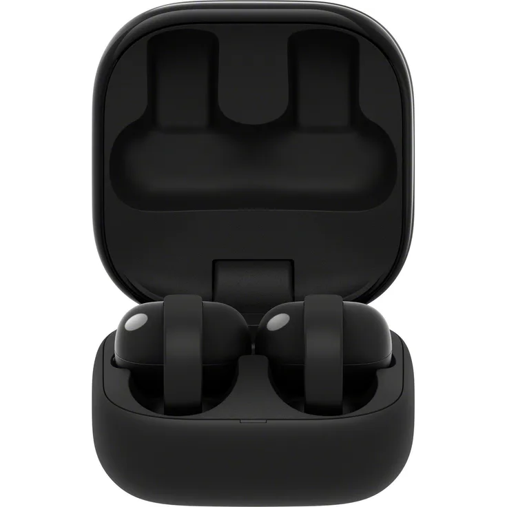 Sony LinkBuds Clip, Kabellose Kopfhörer mit 9 Stunden Akkulaufzeit, Schwarz, mit DSEE-Technologie und KI-Rauschunterdrückung