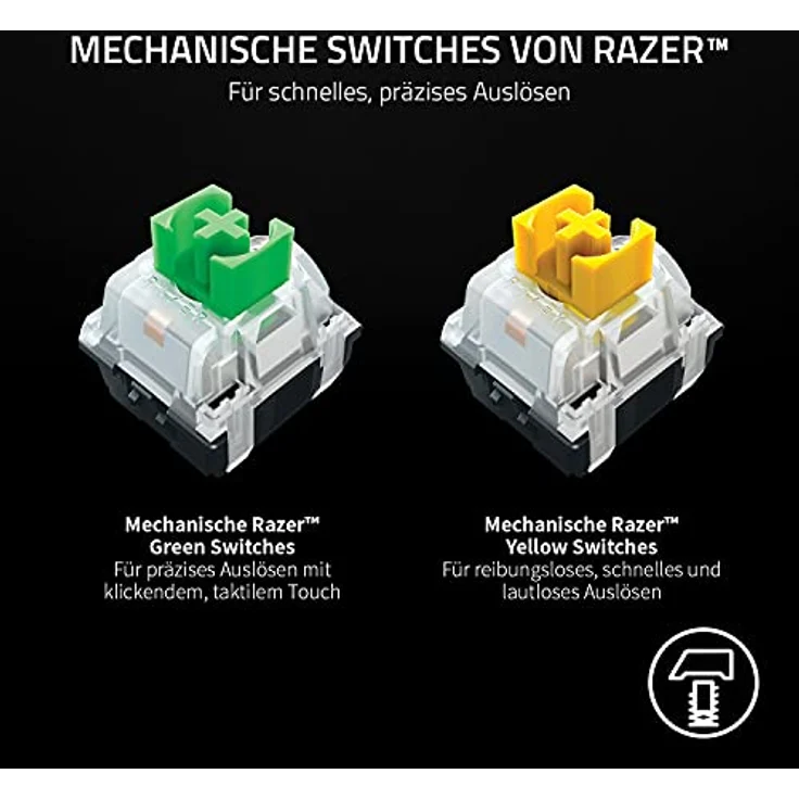 RAZER BlackWidow V3 Mini Yellow Switch US-Layout QWERTY – Bild 4