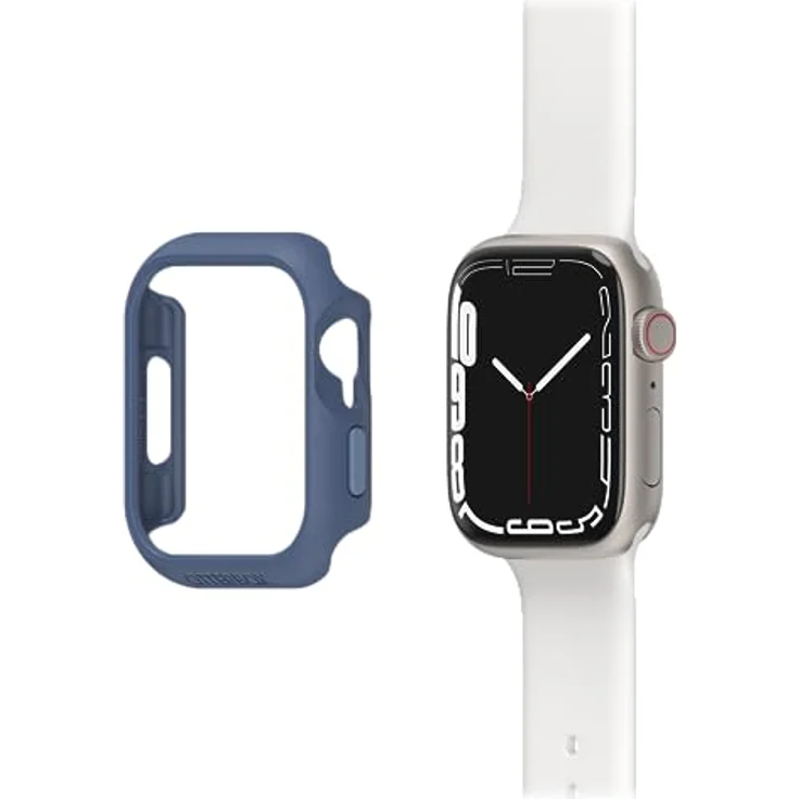 OtterBox All Day Bumper für Apple Watch Series 9/8/7 - 45mm, stoßfeste, sturzsichere, schlanke Schutzhülle für Apple Watch, schützt den Display und die Kanten, Dunkelblau – Bild 2