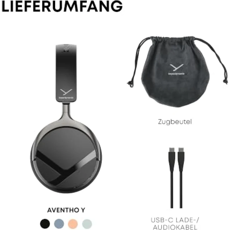 beyerdynamic AVENTHO Y, Bluetooth-Kopfhörer mit ANC, Schwarz – Bild 8